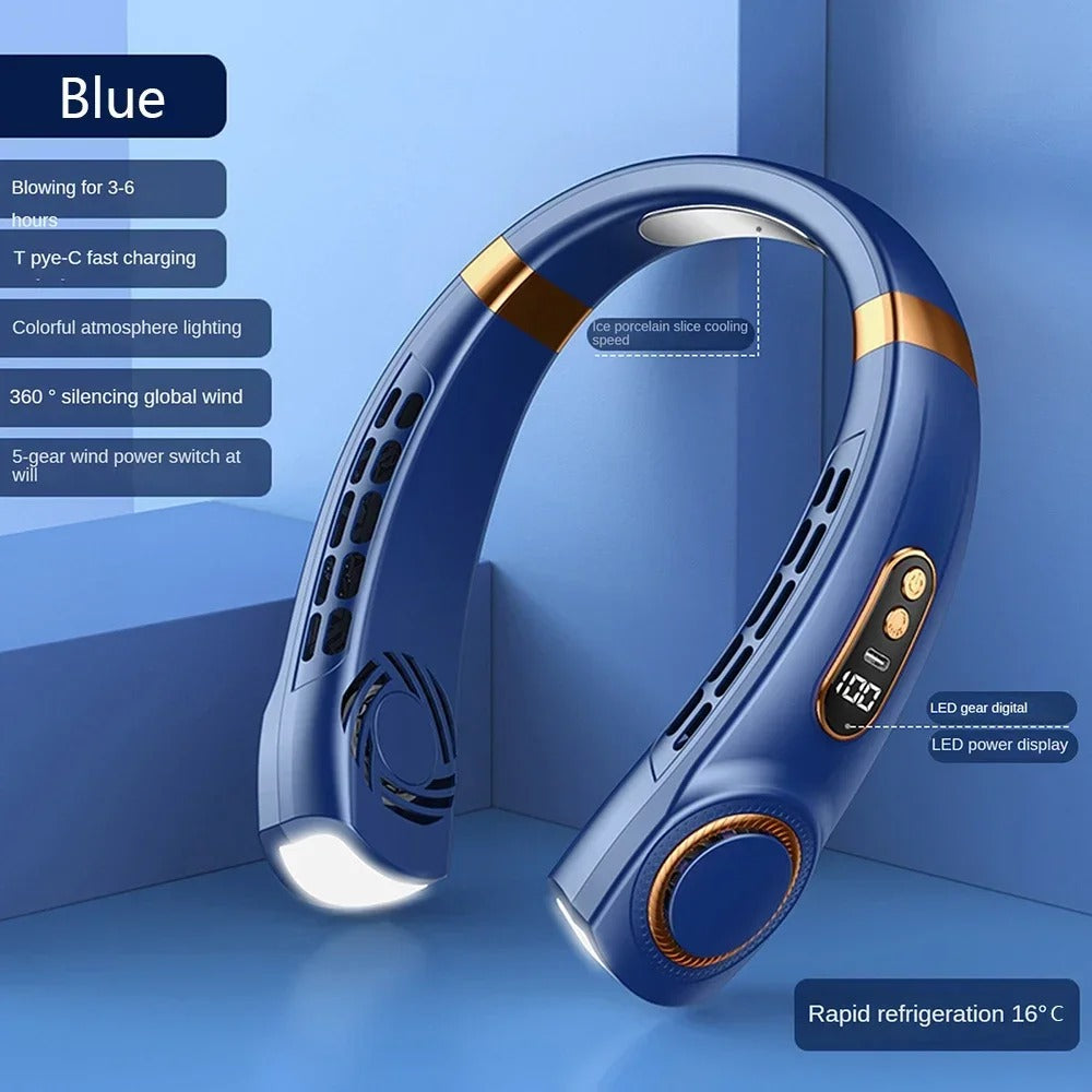 Mentrali CoolFlow™ Pro | Wearable Bladeless Neck Fan