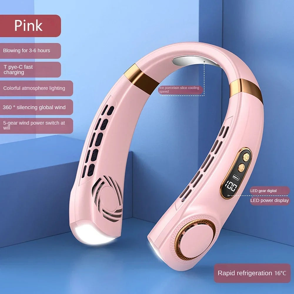 Mentrali CoolFlow™ Pro | Wearable Bladeless Neck Fan