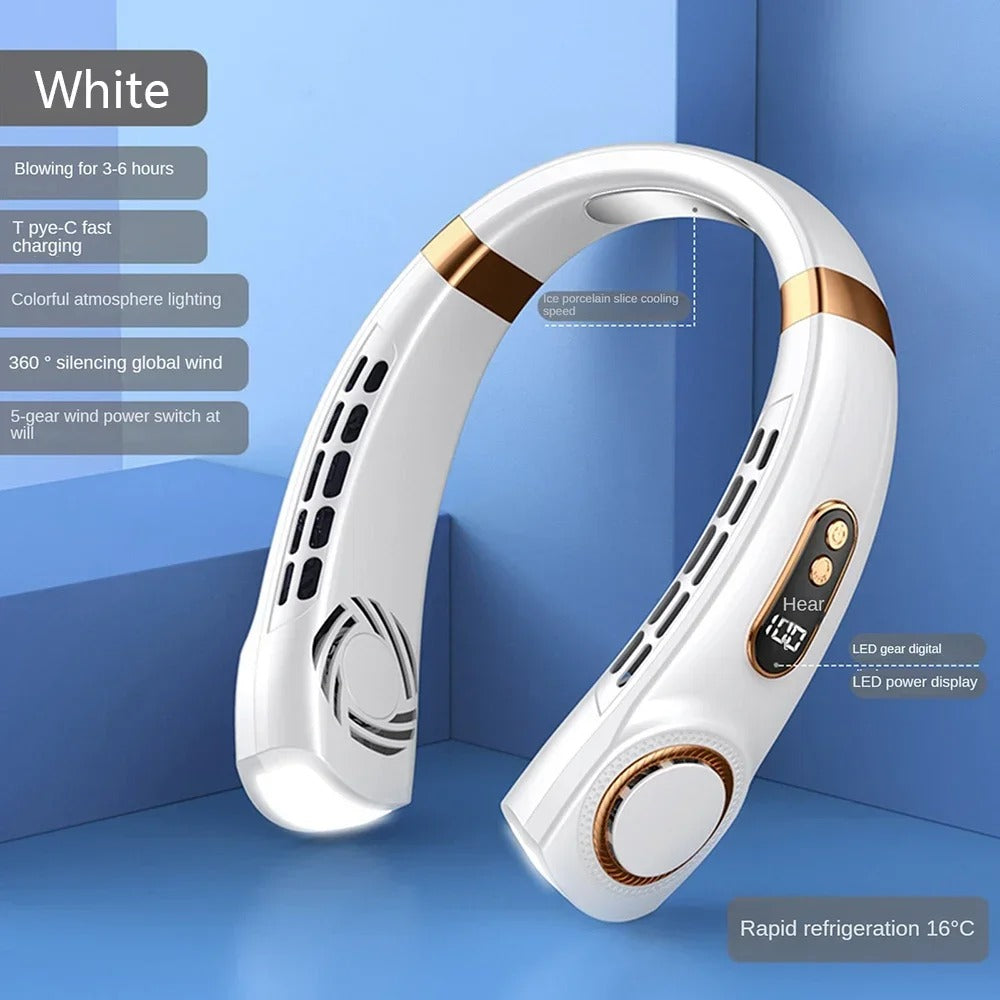 Mentrali CoolFlow™ Pro | Wearable Bladeless Neck Fan
